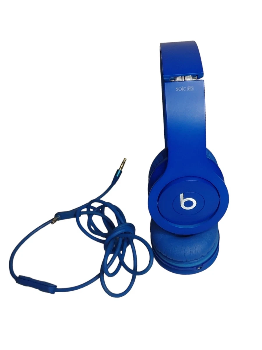 Beats by Dr. Dre Solo HD Wired On Ear Blue Headphones read details