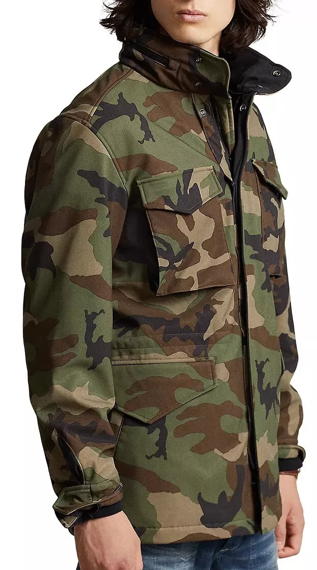Polo camo field jacket clearance