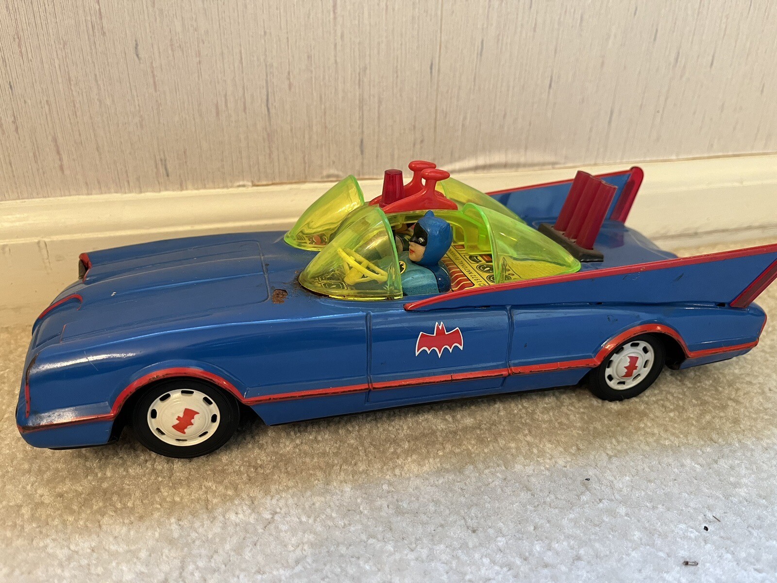 1972 ASC Aoshin Tin 1960s Batmobile Tin Toy Car Japan U77 eBay