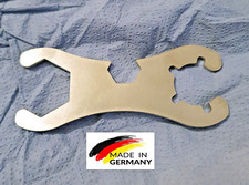 Gasflaschenschl&uuml;ssel aus 3 mm Edelstahl f&uuml;r Druckminderer Druckregler Gasflasche