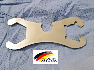 Gasflaschenschlüssel aus 3 mm Edelstahl für Druckminderer Druckregler Gasflasche