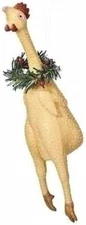 Roman 7.5" rubber chicken fix orn holiday tradition