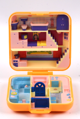 Mini Univers Polly Pocket Beach Party - Bluebird Toys 1989 - Avec 2 Personnages (Sans Jet Ski)