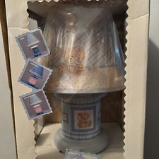 Vtg Dolly Nursery Nightlight Lamp Sailor Bear Stock NEW Blue 14  NIB Baby
