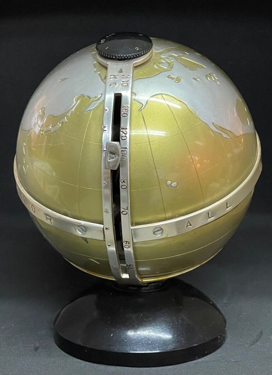 All Transistor Antique Vintage Radio Collectible Globe Earth All Transistor Antique Vintage Radio Collectible Globe Earth