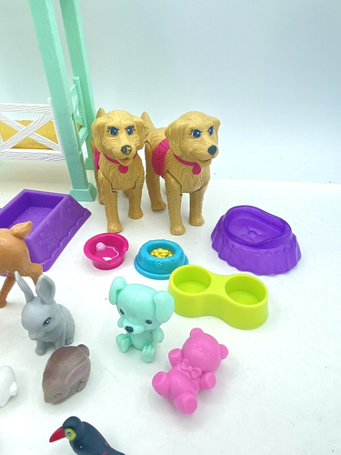 Huge Lot Barbie Rescue Center Vet Forest Animals Deer Rabbit Squirrel Fox MORE - Picture 4 of 10