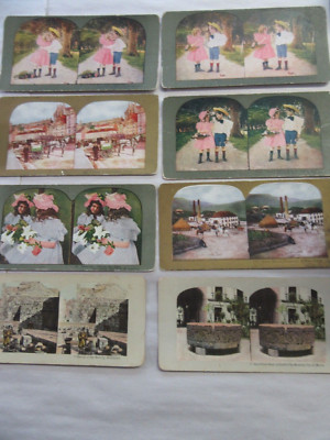 Antique Pictures Set of 8,for Stereo Viewer Great for picture content