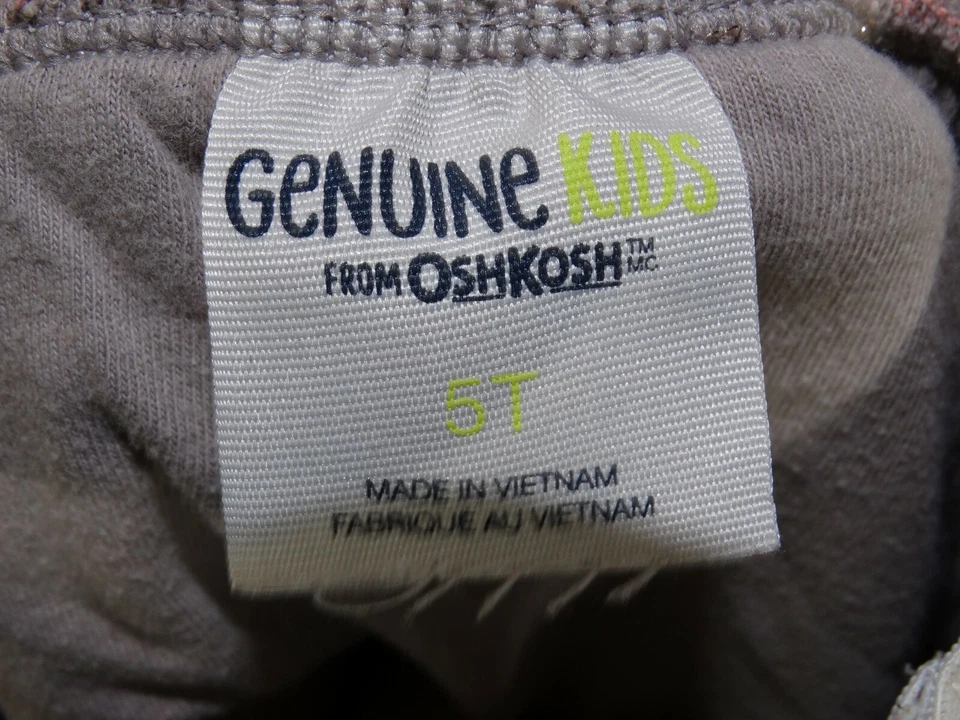 正品 Kids Oshkosh 女孩 5T 迷你粉色粗花呢裙 — 第 3/4 张图片