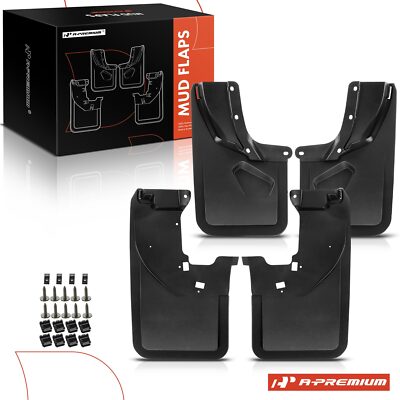 4x Front & Rear Splash Guards Mud Flaps for Ford Bronco 2021-2024 Sport Utility
