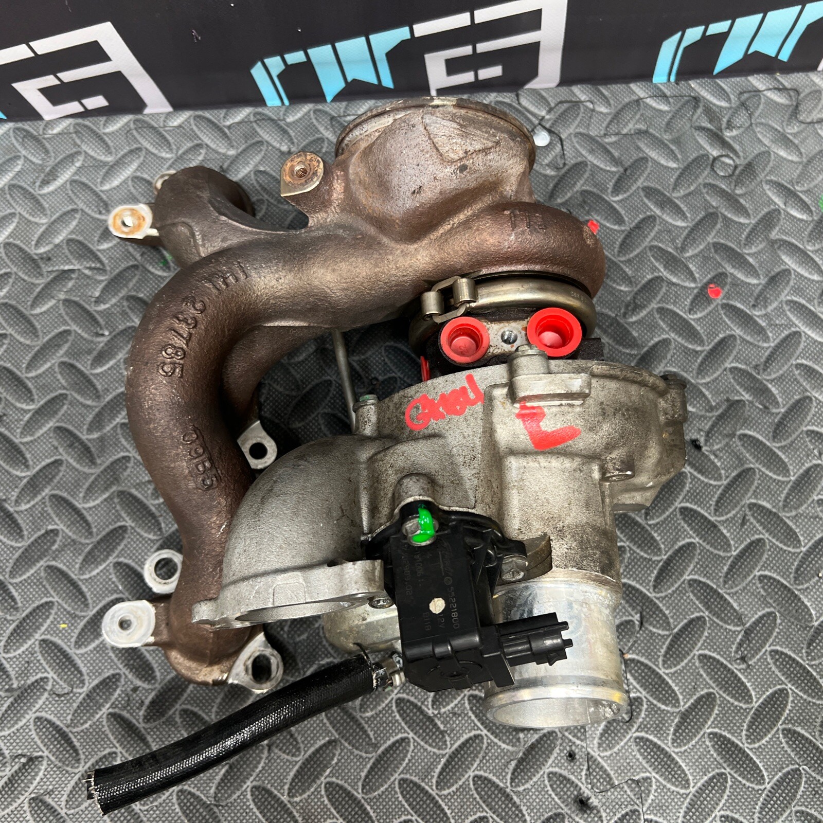 OEM Maserati Ghibli 3.0L Turbo Turbocharger Exhaust Manifold Left Side 2014-2020