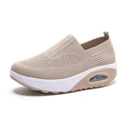 Women Shoes Orthopedic Sneakers Cushion Platform Diabetic Walking Shoes Slip On - Picture 9 of 30
