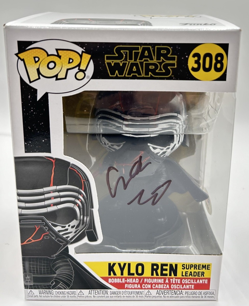Adam Driver Signed Kylo Ren Star Wars Funko Pop Autographed PSA