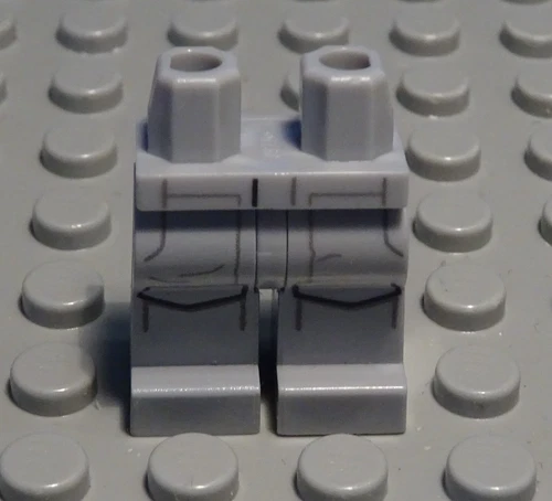 Lego figure accessories legs pants black with new gray from Star Wars