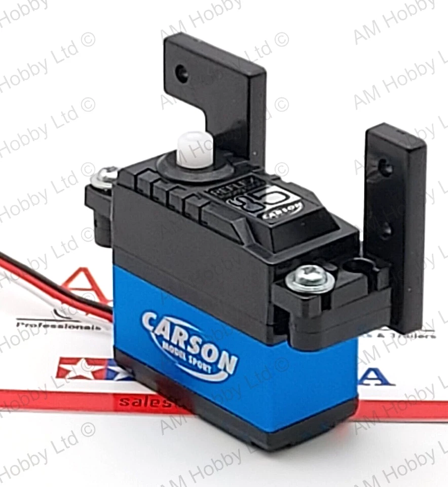 Tamiya 1/14 Truck Volvo Scania MAN Mercedes Servo Brackets, Steering & Gearbox - Image 3 of 4