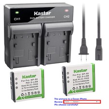 Kastar Battery Rapid Charger for Fujifilm NP-50 NP-50A Fuji FinePix XP110 Camera