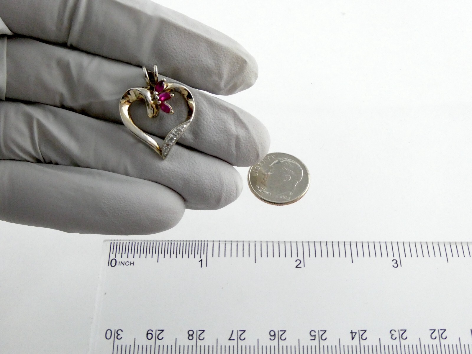 Ross Simons Sterling Silver Gilded Ruby Heart and… - image 14