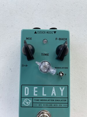 Cusack Music Delay Time Modulation Emulator Guitar Effect