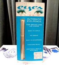VINTAGE EYES BY CUTEX AUTOMATIC EYE PENCIL FOR BROWS & LIDS IN BLONDE NEW CARDED