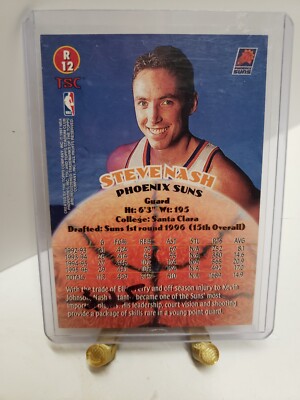 1996-97 Topps Stadium Club TSC NBA Steve Nash Rookie Card RC R12