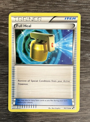 Pokemon Trading Card - Black & White: Full Heal 95/114