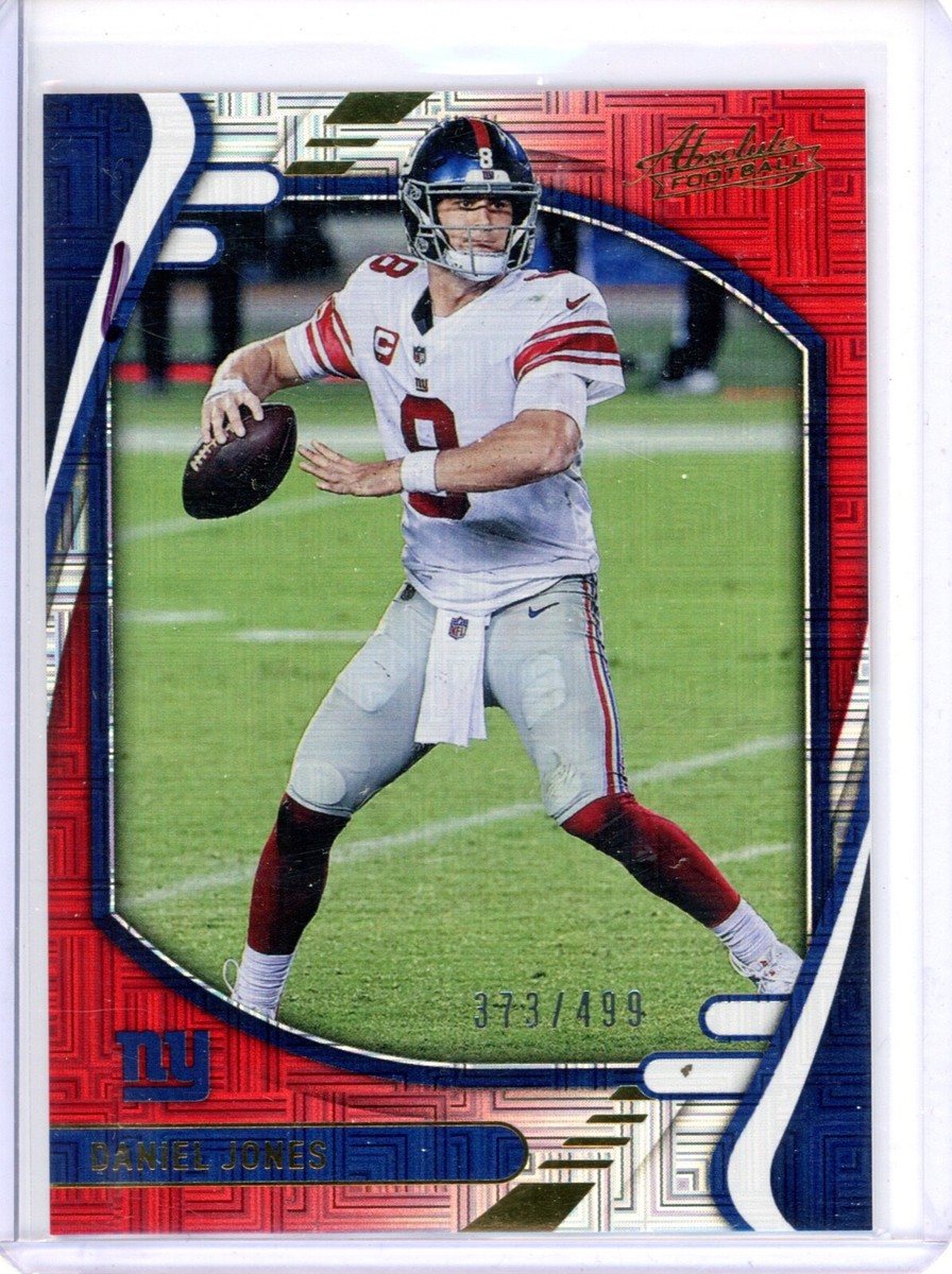 2021 Panini Absolute Daniel Jones 22 Red Squares 373/499 New York