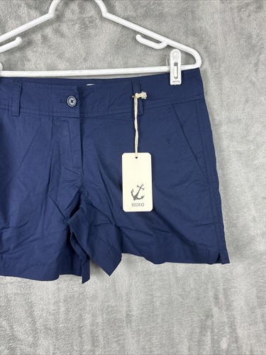 NWT HIHO Ginger Short Shorts White Cotton End Pockets Womens Size Medium - Picture 3 of 8