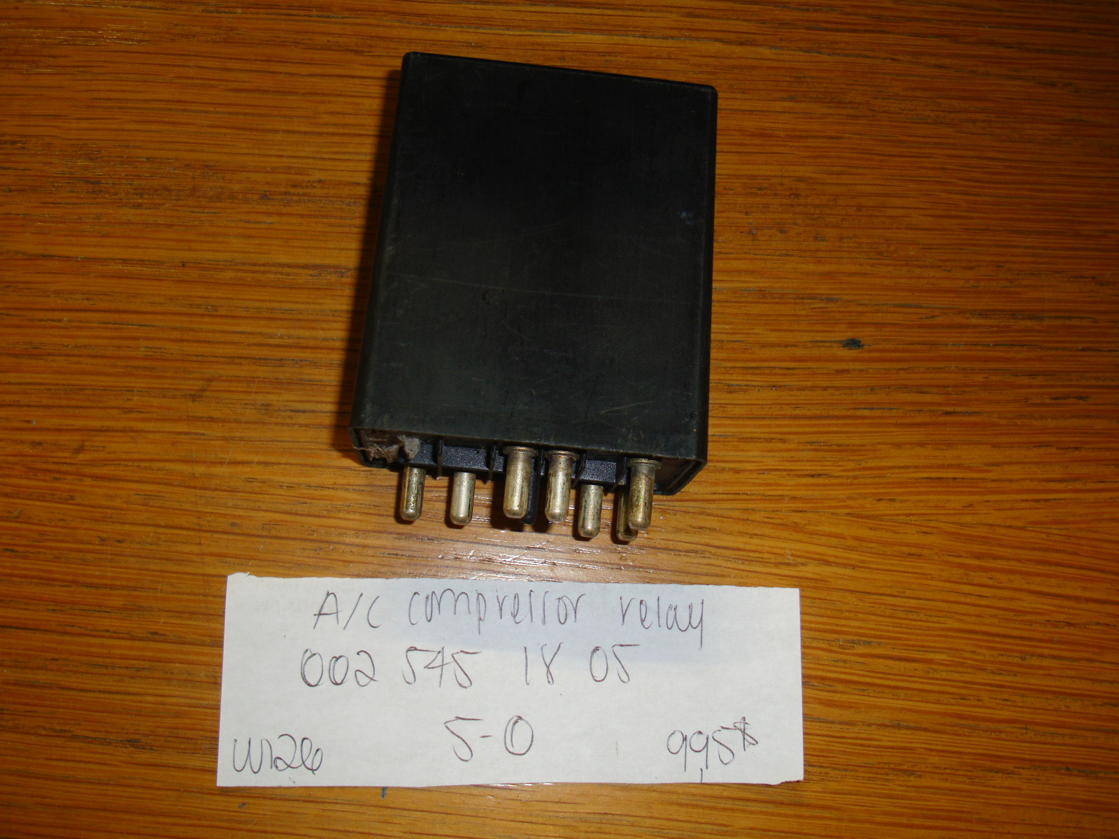 Mercedes-Benz W126 300SD 380SE AC Compressor Relay 0025451805-image