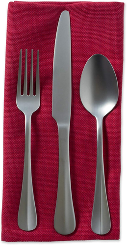 Variegated Tabletop Collection, Napkin Set, 20X20, Tango Red, 6 Piece - Picture 5 of 12