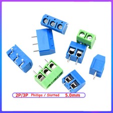 PCB Terminal Block Screw Connector 3Pin 2 Pin KF301-2P 5.08mm Pitch Through Hole