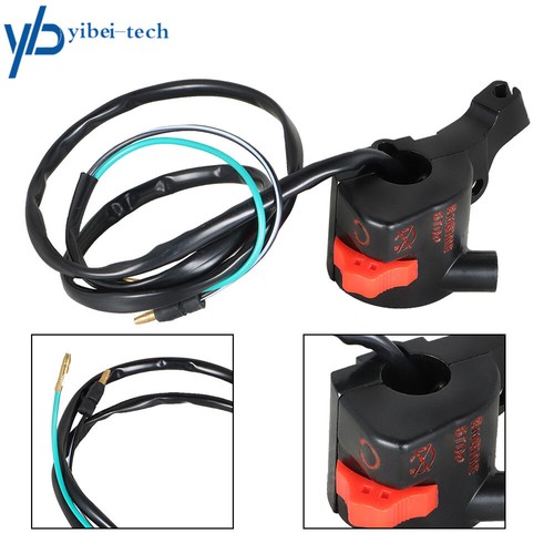 Right Handlebar Stop Kill Switch For Honda CRF50F Housing #V119 2004-2020 2021 - Picture 3 of 9