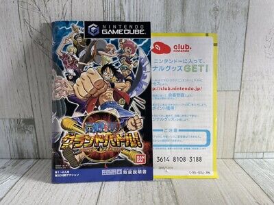 One Piece Treasure Battle! BANDAI Nintendo Gamecube Japanese