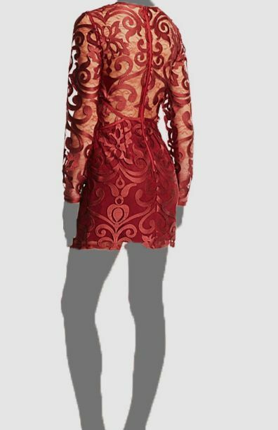 strapless open back dress Rent Finders Keepers Red Gabriella Dress main image 1