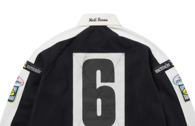 Supreme Chest Stripe Rugby Black Large In Hands Ships Fast | eBay