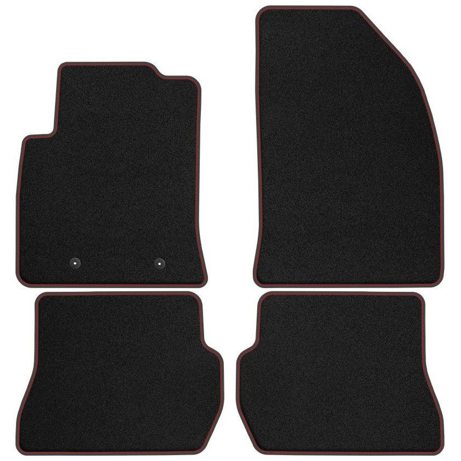 Tapis de sol voiture Ford Fusion 2005 2006 2007 2008 2009 2010 2011 2012 velours rouge
