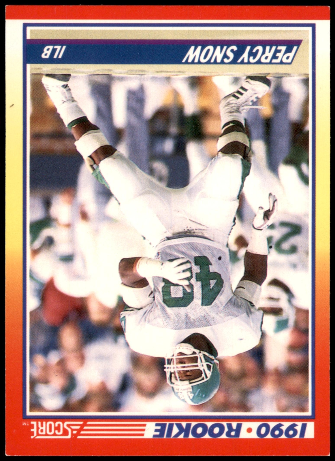 Percy Snow #305 1990 Score
