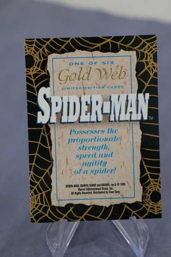 1994 Fleer Ultra Spider-Man 1st Edition Gold Web Walmart Exclusive Chase Set - Picture 5 of 21