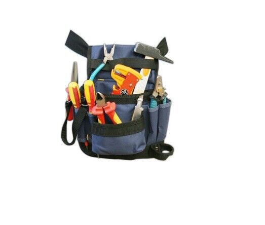 Bolsa PortaHerramientas Cinturon Organizador Herramienta Electricista Cartuchera