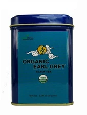 Organic earl grey natural black tea loose leaf tea  3 OZ  in Tea Tin