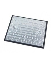 CLARK DRAIN PC6BG3 GALV SEALED & LOCKING MANHOLE COVER & FRAME 600x450MM 5 TONNE