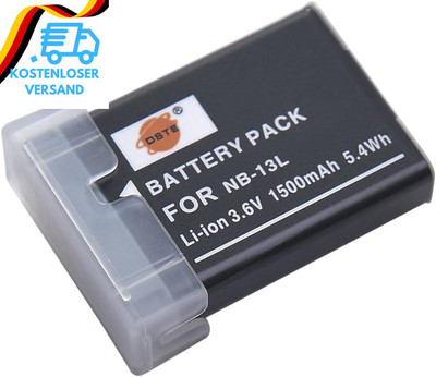 DSTE NB-13L NB13L Li-Ion Akku Kompatibel Mit Canon Powershot G5X, G7X, G9X, G5 X