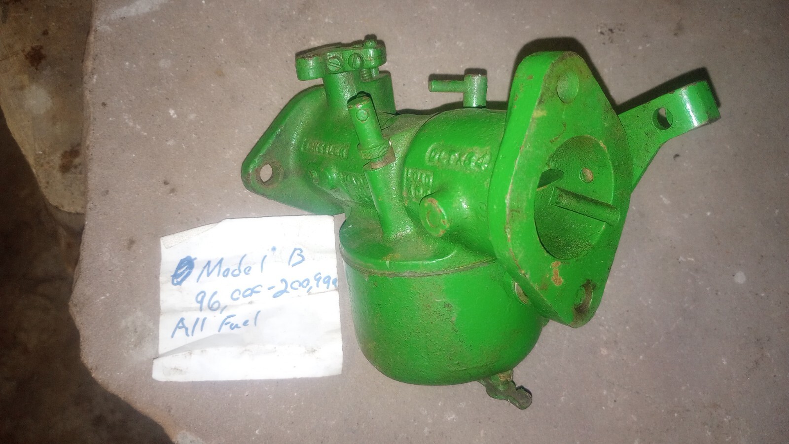 John Deere DLTX 34 Fits Early Styled B Tractor Carb Carburetor 1941