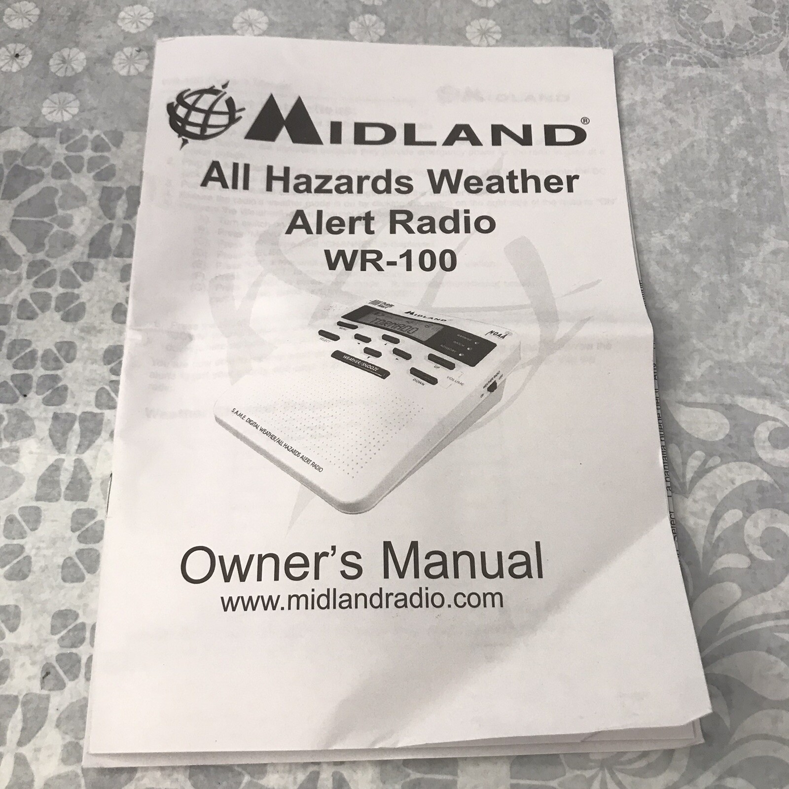 Midland WR100 All Hazards Alert Weather Radio NOAA Public Alert