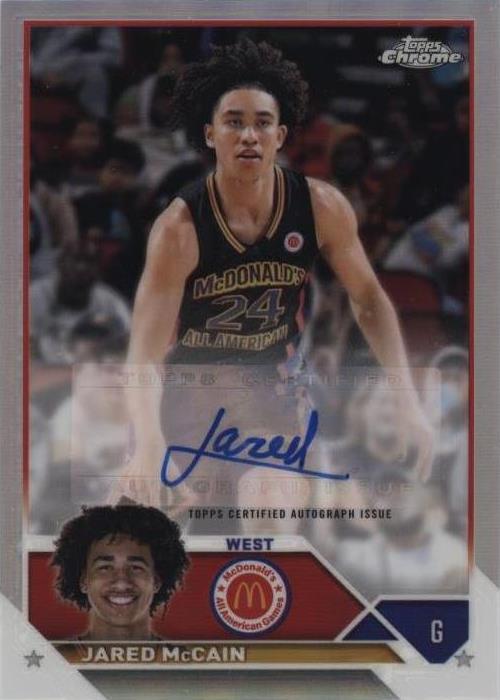 2023 Topps Chrome McDonald's All American - Jared McCain #CA-JM - 1 of 2