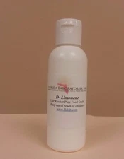 D-Limonene 100% FOOD GRADE Citrus Solvent 8 oz Dlimonene Orange Oil  FREE SHIP!