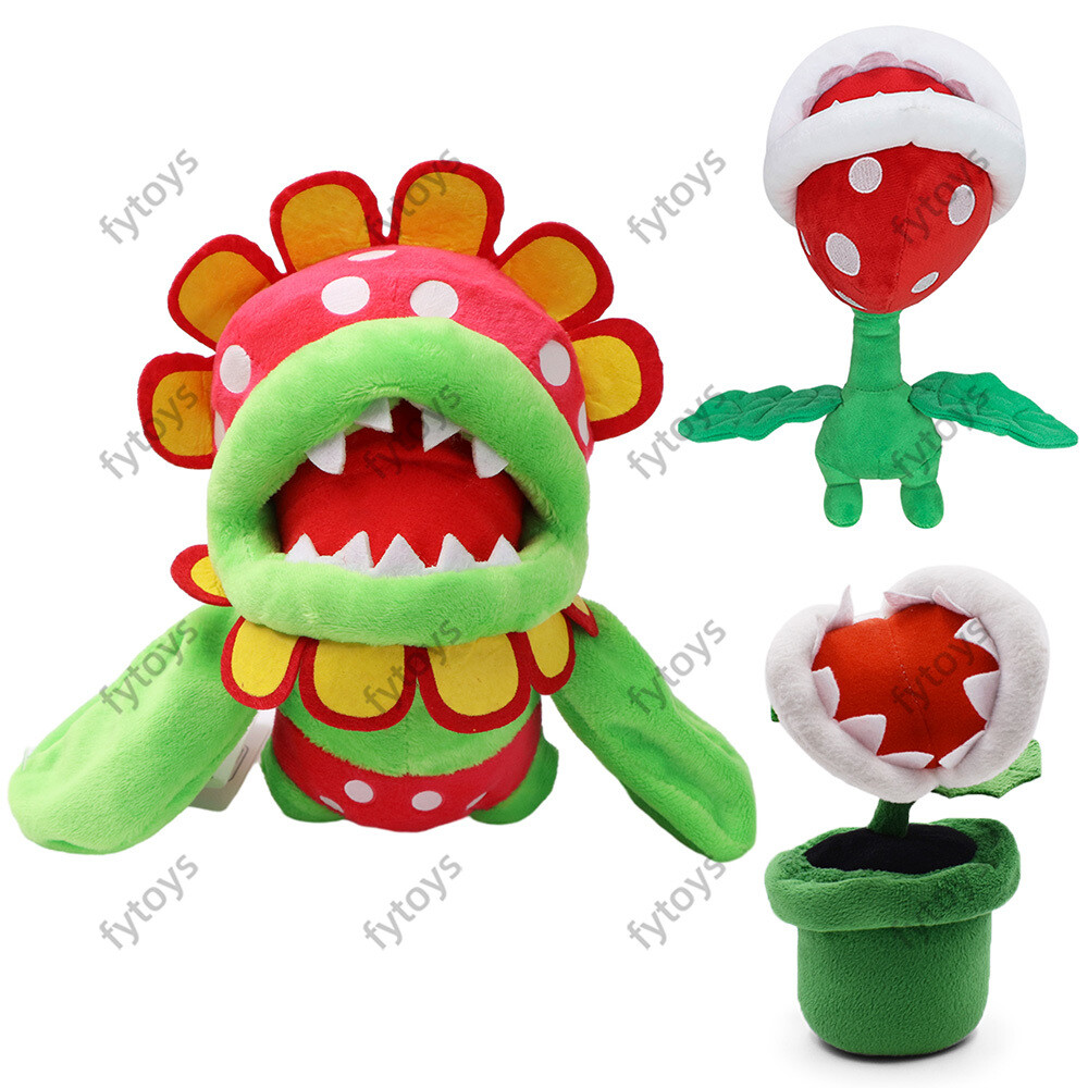 Super Mario Plush Toys Petey Piranha Plant Trotin' Piranha