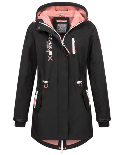 Sublevel Damen Frühlings Softshell Jacke Outdoor Regen Übergangs Funktionsjacke - Bild 20 von 37
