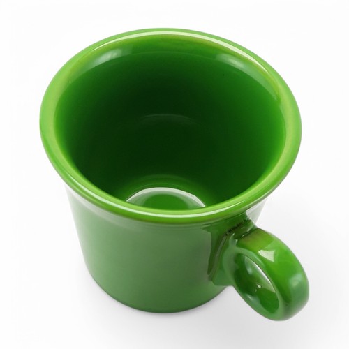 Fiesta Ring Handle Ceramic Mug Green Homer Laughlin Fiestaware Coffee Tea - 8 oz - Picture 9 of 13