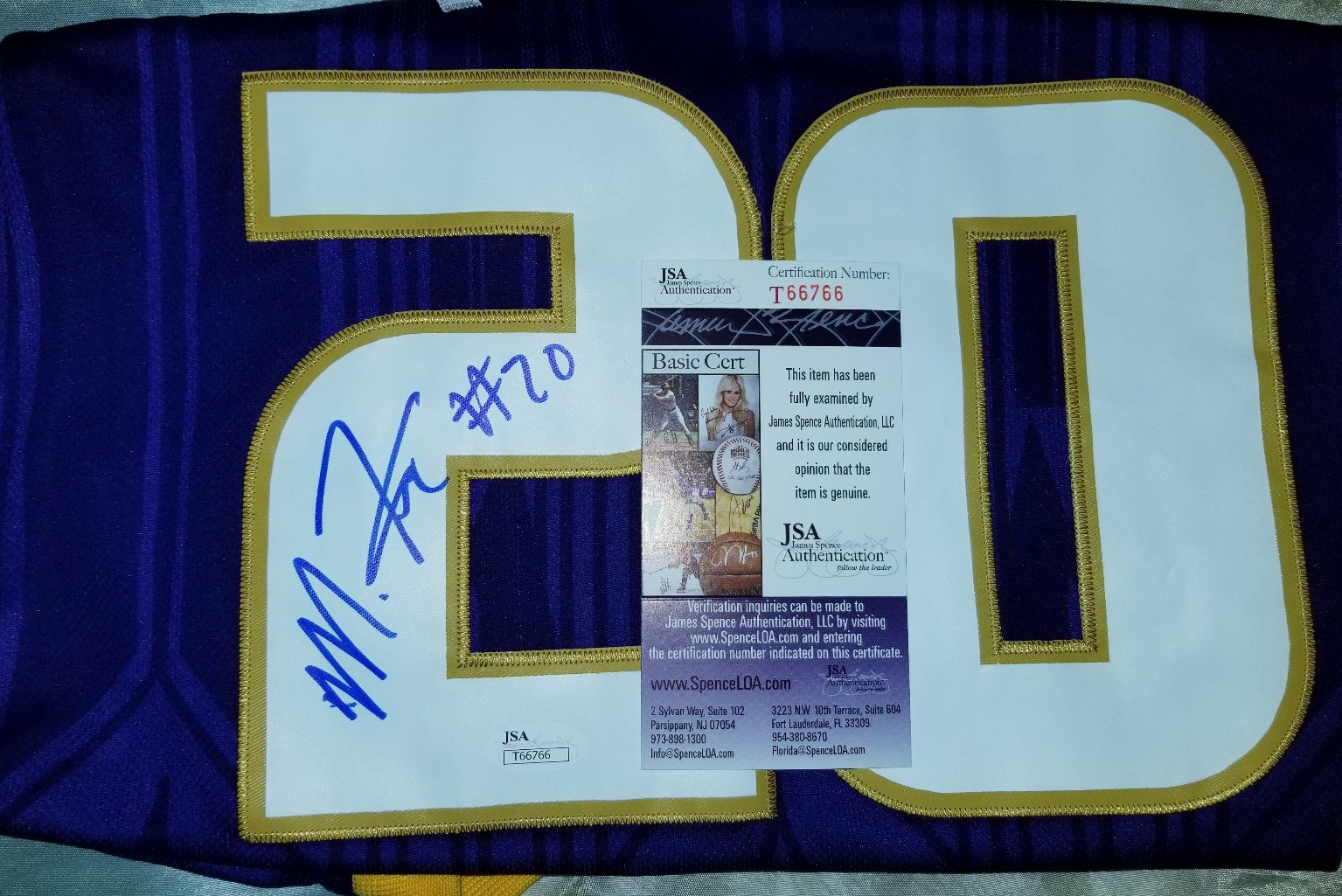 Markelle Fultz Signed Washington Huskies Jersey Size XL. JSA CERTIFIED 