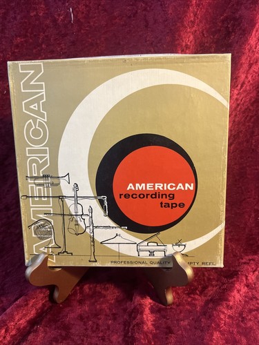VINTAGE AMERICAN RECORDING REEL TO REEL TAPE PROFESSIONAL QUALITY