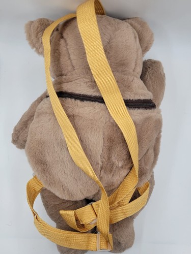 Zaino Orso Marrone, Cinghie Regolabili, Morbido, Carino Coccoloso 16" - Foto 12 di 17